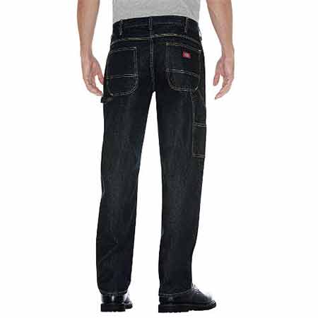 Dickies Mens Size 42x32 Straight Denim Blue Carpenter Jeans Flannel Li –  Parsimony Shoppes