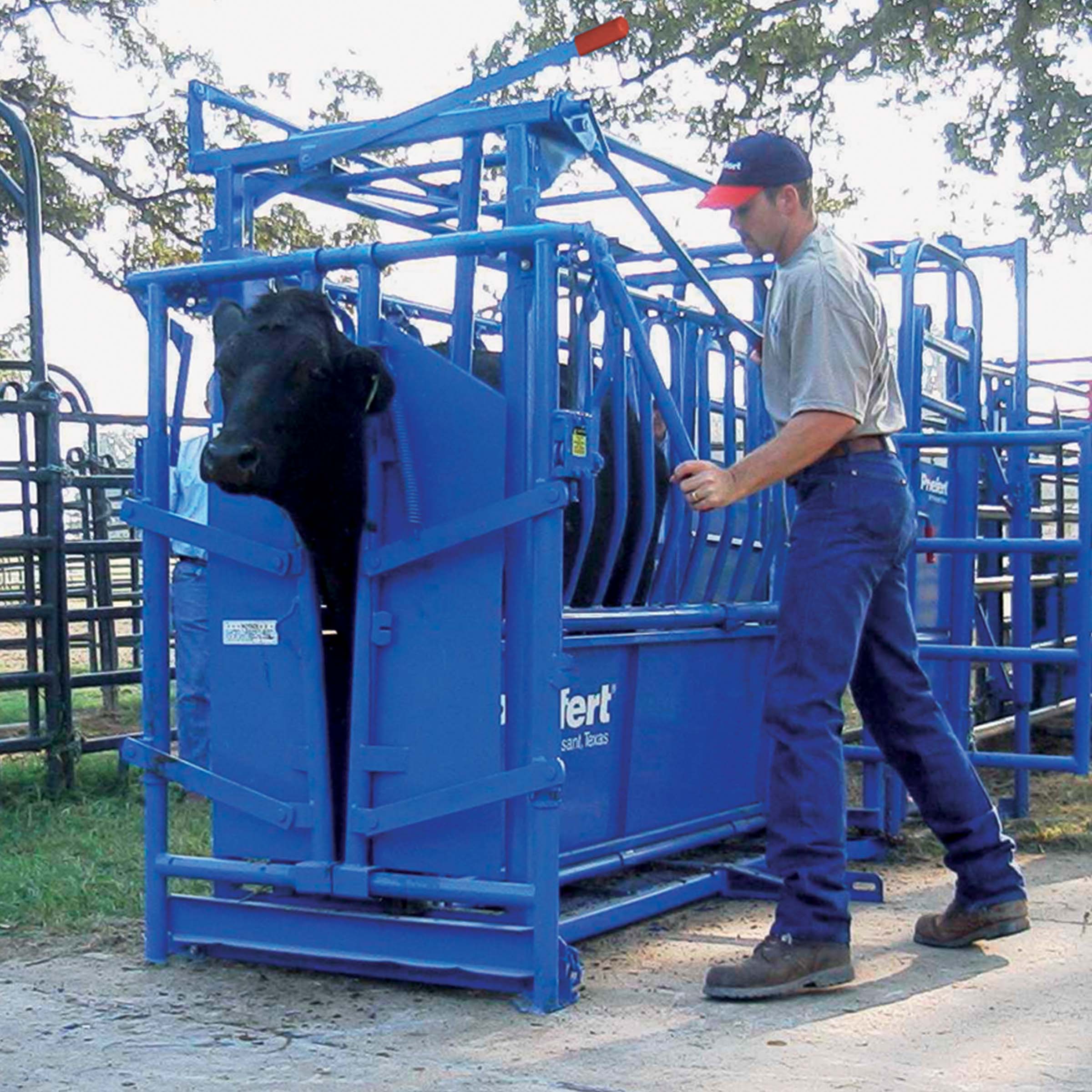 Priefert Cattle Squeeze Chutes