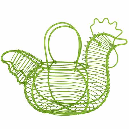 Wire Chicken Egg Basket 902952 10253